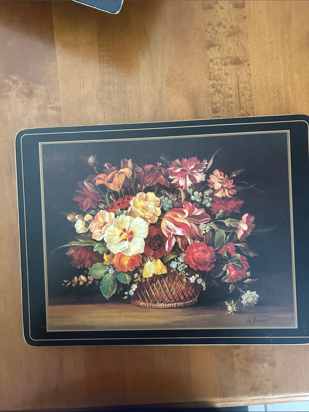 Vintage Pimpernel Cork Back Floral Placemats -Excellent Condition